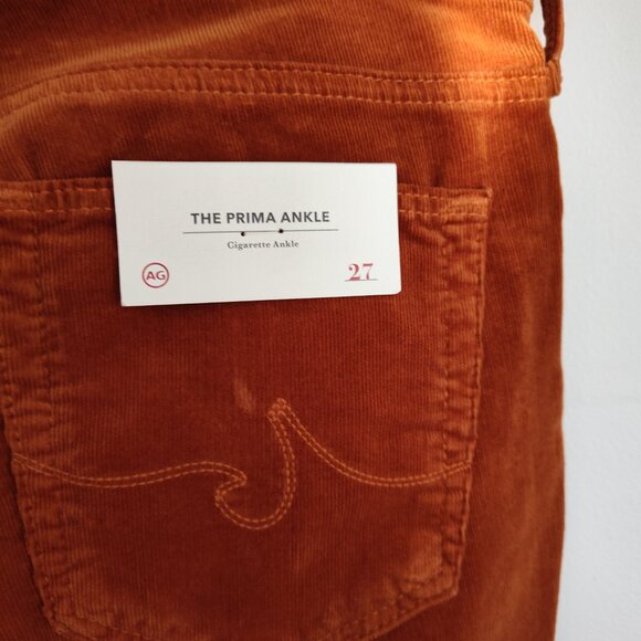 Ladies SZ 27 Adriano Goldschmied Cinnamon Prima Corduroy Jeans - Picture 5 of 7